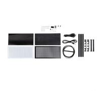 LED para kit de analizador de espectro, pantalla de medidor de música VU con 8 efectos, proyecto de soldadura electrónica DIY para entusiastas del audio (rojo)