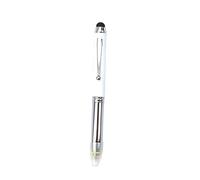 LED Pen POWERTOOL Pen Torch LED Ballpoint Pen 3 in1 Pen/Stylus/LED Light， LED Powered Ink Penlights with Extra Refill and Batteries for Night Write (1 Pack)