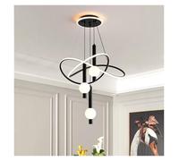 LED Pendant Lamp Creative LED Chandelier Dimmable Pendant Lamp Black White Gold for Dining Room Living Room Office Kitchen,Pendant Ceiling Light