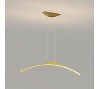 - LED Pendant Light Office Long Strip Hanging Fixture, Arched Line, Kitchen Island and Dining Room Chandelier,Pendant Ceiling Light