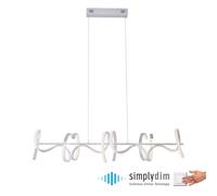 LED Pendelleuchte Comedor Regulable Blanco Metal 99CM 1330Lm Colgante Cocina