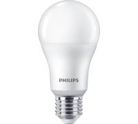 LED Philips A67 esmeriladas [Luz Blanca fría 4000K - tornillo Edison E27] 100 W, no regulable, para iluminación interior del hogar, Paquete de 3 bombillas