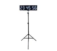 Led Race Timing Clock, Giant 5-Inch Led Race Timing Clock Timer With Tripod For Semi-Outdoor/Outdoor Running Events Ir Remote Control(A Lot Of Color), LJJY-KK