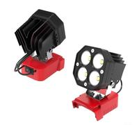 LED Recargable 40W 6000LM para Herramientas 18V para modelo 48-11-1815 Inspección Giratoria Exterior para construcción Pesca