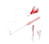 LED Red Light Funny Cat Stick, Pin de Gato Divertido Ajustable para Impuestos a Las Mascotas (Pink)