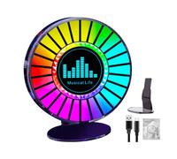 LED Rhythm Light - Colour Changing Source, Digital Unit with Phone Management, Musical Lights Synchronizing Device, Atmosphere Creator for Personal Vehicle, Residence Setting and Entertainment Zone