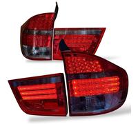 LED Rojo Humo Luces Traseras Par para BMW X5 E70 2007 - 2010 Rhd LHD