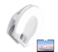 LED Selfie Light - Adjustable Brightness & Color For Mobile Phones with Secure Clip | Portable Fill Light For Makeup, Selfies, Photography & Video Calls | USB-Powered Mini& 400mAh Battery