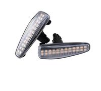 LED Señal Giro Dinámica Guardabarros Lateral Posición Para Mitsubishi Para Lancer Para Evolution Para Outlander RVR ASX Intermitentes Laterales Dinámicos(Crystal white 2)