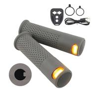 LED Signal Lights, Remote Scooter Indicators, 5.27x1.61 Inches Warning With Bright Flash, Rechargeable Battery Unit, Handlebar Light With Night Style, Riding Accessory For Mountain Road Bike Outdoor