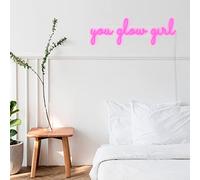 LED SIGNS YOU GLOW GIRL 80 LIFESTYLE PINK