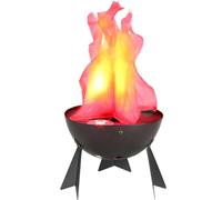 Led Simulation Desktop Flame Lamp,Electronic Simulation Triangle Flame Lamp,Built-In Fan,Silk Fabric Production Flame,For Festival, Party, Bar or Home Decoration, LJJY-KK