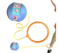 LED Skipping Ball, Ankle Jump Toy, Light-Up Fitness Game, Motion-Activated Glow, Built-In Swing Cord, Perfect for Outdoor Play, School Activities, Backyard Fun, Party Entertainment, Garden Use