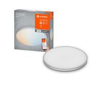 LEDVANCE Plafón LED inteligente, panel interior con tecnología WiFi, color de luz variable (3000K-6500K), 300 mm de diámetro, compatible con Google y Alexa Voice Control, SMART+ WIFI PLANON FRAMELESS