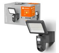 LED Smart+ Proyector Gris Oscuro IP44 23W Cálido App WiFi Cámara + Sensor PIR