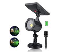 LED Proyector de Navidad de energía solar, Proyector Luces Exterior Navidad, Luz de Proyector Impermeable Interior y Exterior, Proyector luces de Decoración Navidad para Fiestas y Festivos