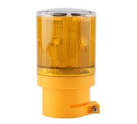 LED solar Luz de advertencia de emergencia Luz de advertencia Luz de señal de alarma Lámpara estroboscópica Tráfico Carretera Luz roja Parpadeo Faros de baliza(amarillo)