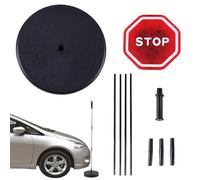 LED Stop Sign - With Sound & Light Smart Indicator, Flashing Garage Parking Stopper Assistant, 2026 Model Dimensions, High-Strength Polymer Qualiity, Smmooth High-Visibility Surrface - For Driveway &
