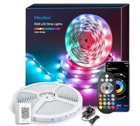 LED Strip Light 15m, 15 m Luces LED con aplicación Bluetooth y Control Remoto, Música Sync Color Cambio de Tiras de RGB SMD, Luces LED para el Dormitorio Decoración de la Cocina del hogar