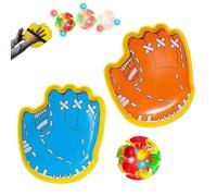 LED Suction Cup Game - Tirath and Catch Ball Set | Interactive Ball Catch Toys with Light Up, Fun Activity Outdoor Set Adolescentes, jóvenes, niños, niñas, 6x6x6cm 20.5x17cm Multicolor