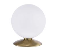 LED Tischleuchte Cristal Bola dormitorio Latón Antiguo 17,5 CM Mesa Regulable