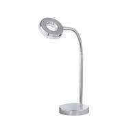 LED Tischleuchte en Cromo Lámpara para Leer Interruptor con Cable Flexible Brazo