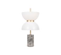LED Tischleuchte Mármol Cristal Metal 46CM Redondo 3000K Lámpara de Mesa Noche