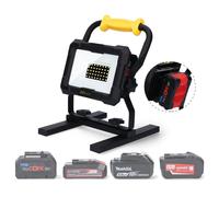 LED Trabajo 20W 2000lm 5000K para Batería Intercambiable Bosch Makita Metabo Un