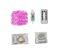LED USB Operated Fairy Lights Waterproof Christmas Decoration Copper Wire String Light with Remote Control New