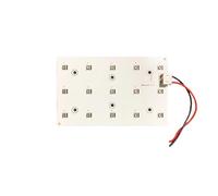 Led UV de 6 pulgadas for impresora 3d for Anycubic photon mono 2K, conjunto de 405nm UV, fuente de luz de 15 Uds que reemplaza la placa LED uv for placa de uso(Only Light board)