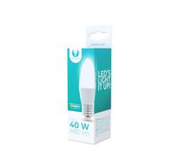 LED Vela Bombilla LED Bombilla Ahorro de Energía C35 E27 Blanco Cálido 6W~40W [EEK: A+]