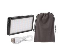 LED Video Light RGB Full Color 2500-7000K, Luz de Vídeo Recargable con 7 Efectos Especiales - Amplio Rango de Temperatura, Color, Ideal para Fotografía y Vídeo