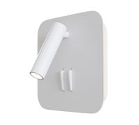 LED Wandleuchte Aluminio Interruptor Blanco B: 13 CM 3000K Aplique Direkt
