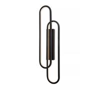 LED Wandleuchte Indirekt Aluminio Negro H:75CM 2700K Aplique Salón