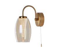 LED Wandleuchte Interruptor H: 26,5 CM en Bronce Champán 3000K 414Lm Malo Piso