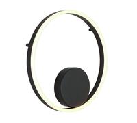 LED Wandleuchte Metal Plástico Negro B: 40CM 30W Anillo Aplique Pasillo