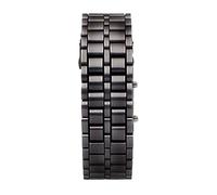 LED Watch, Fashion Watch, Water-Resistant Stylish Metal Creative Digital Wrist LED Display Bracelet for Male and Female Sports, 210mm/8.27in Adjustable Convenience & Style