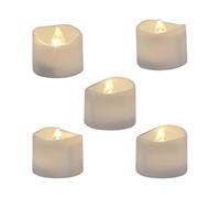 LED Wishing Candle Lasts 5+ Days, 12 Twinkling Tea Lights for Wedding, Halloween, Christmas