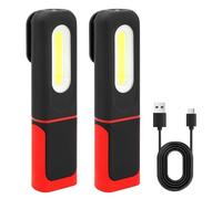 LED Workshop Lamp Inspection Light Portable Mechanical Work COB Rechargeable,Work Light Portable Mechanical with Magnetic Base 360º Hook for Car Home Camping Cart Emergency Use