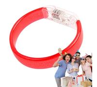 Led Wristband Multicolor Band Luminescent Wristband Lighting Supplies | Flashing Glow Bracelet Glowing Party Favors for Women Teen Boys Events Raves Festivals Concerts Night Party