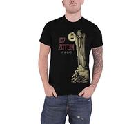 Led Zeppelin Ledzeppelin_Hermit_Men_bl_TS: M Camiseta, Negro (Black Black), Medium para Hombre