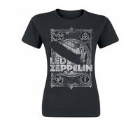 LED ZEPPELIN Vintage Print LZ1 Camiseta Licencia oficial Chica RockOff LZTS17LB