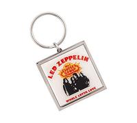 Led Zeppelin Whole Lotta Love Square Metal Keychain Keyring Fan Gift Official