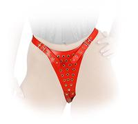Leda Pol 5461 SM Harness de lencería de piel Slip abierto