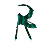 Leda Pol 5536 SM piel Corpiño busenfrei abierto con strapsen