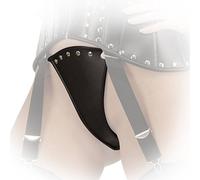 Leda Pol 5537 Harness de lencería piel Harness Slip Remaches negro XL