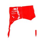 Leda Pol - rassiger Hombre barniz cordones de liguero con zip