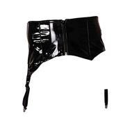 Leda Pol - rassiger Hombre barniz cordones de liguero con zip