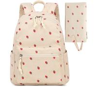 LEDAOU Mini mochila monedero para niña pequeña mochila para mujer adolescente niño escuela viaje bolso bandolera, Pana Fresa Rosa, Kleine