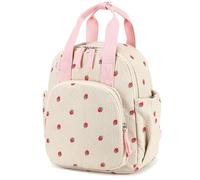 LEDAOU Mochila impermeable para niños de 2 a 4 años, guardería y escuela, niños y niñas, Hierro de fresa, Talla única